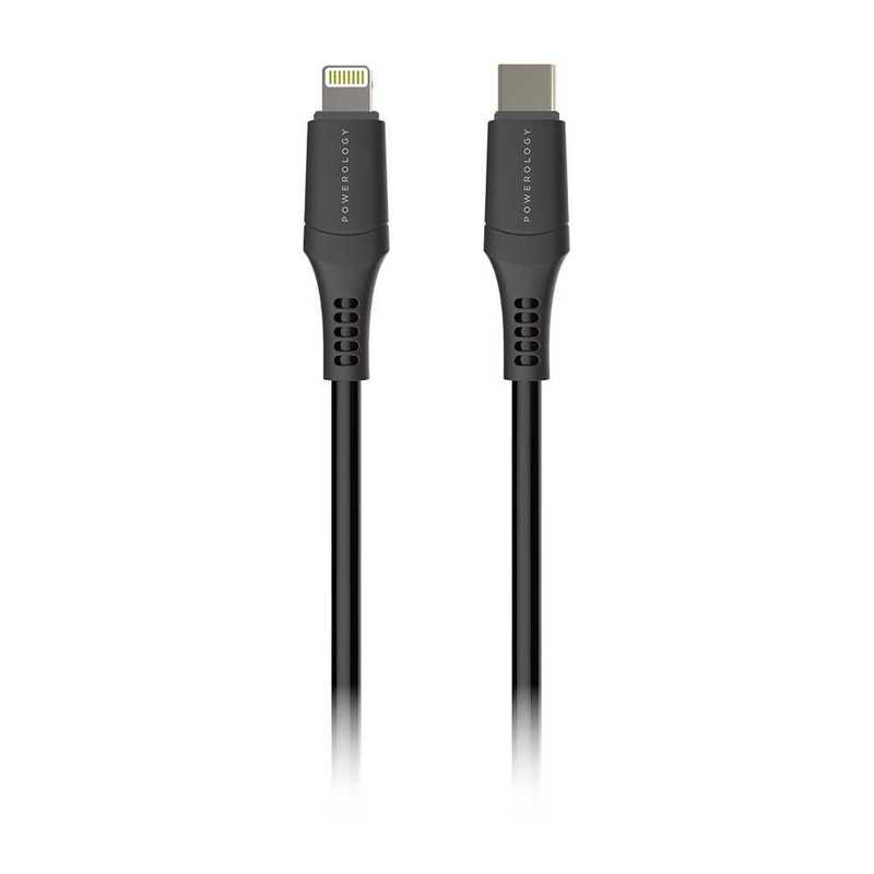 کابل تبدیل لایتنینگ به USB-C پاورولوجی مدل P12 طول 1.2 متر کابل تبدیل لایتنینگ به USB-C پاورولوجی مدل P12 طول 1.2 متر