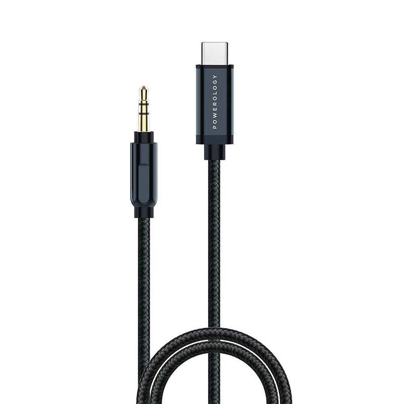 کابل تبدیل USB-C به AUX پاورولوجی مدل P12CAUGY طول 1.2 متر کابل تبدیل USB-C به AUX پاورولوجی مدل P12CAUGY طول 1.2 متر