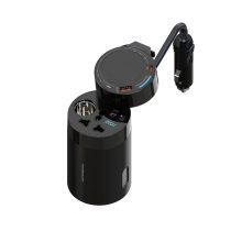 مبدل برق خودرو پاورولوجی مدل CAR POWER INVERTER 200W UNIVERSAL PWCPI200WBK