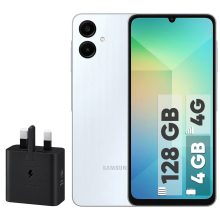 گوشی موبایل سامسونگ مدل Galaxy A06 دو سیم کارت ظرفیت 128 گیگابایت و رم 4 گیگابایت – به همراه شارژر 25 وات سامسونگ
