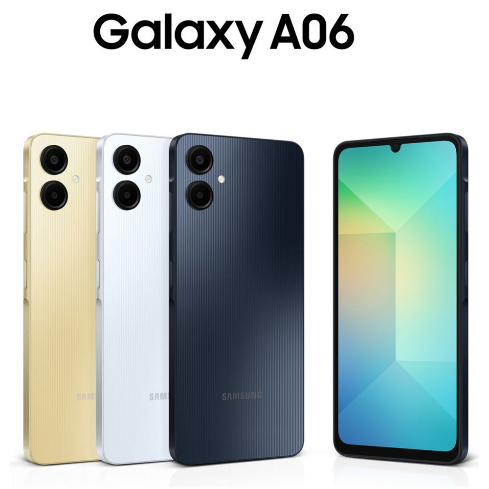گوشی موبایل سامسونگ مدل Galaxy A06 5G دو سیم کارت 128 گیگابایت و رم 6 گیگابایت به همراه شارژر 25 وات سامسونگ