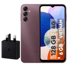 گوشی موبایل سامسونگ مدل Galaxy A14 دو سیم کارت ظرفیت 128 گیگابایت و رم 6 گیگابایت به همراه شارژر 15وات سامسونگ – ویتنام